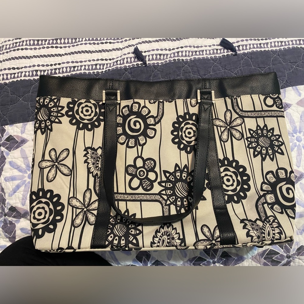 American tourist over-night bag